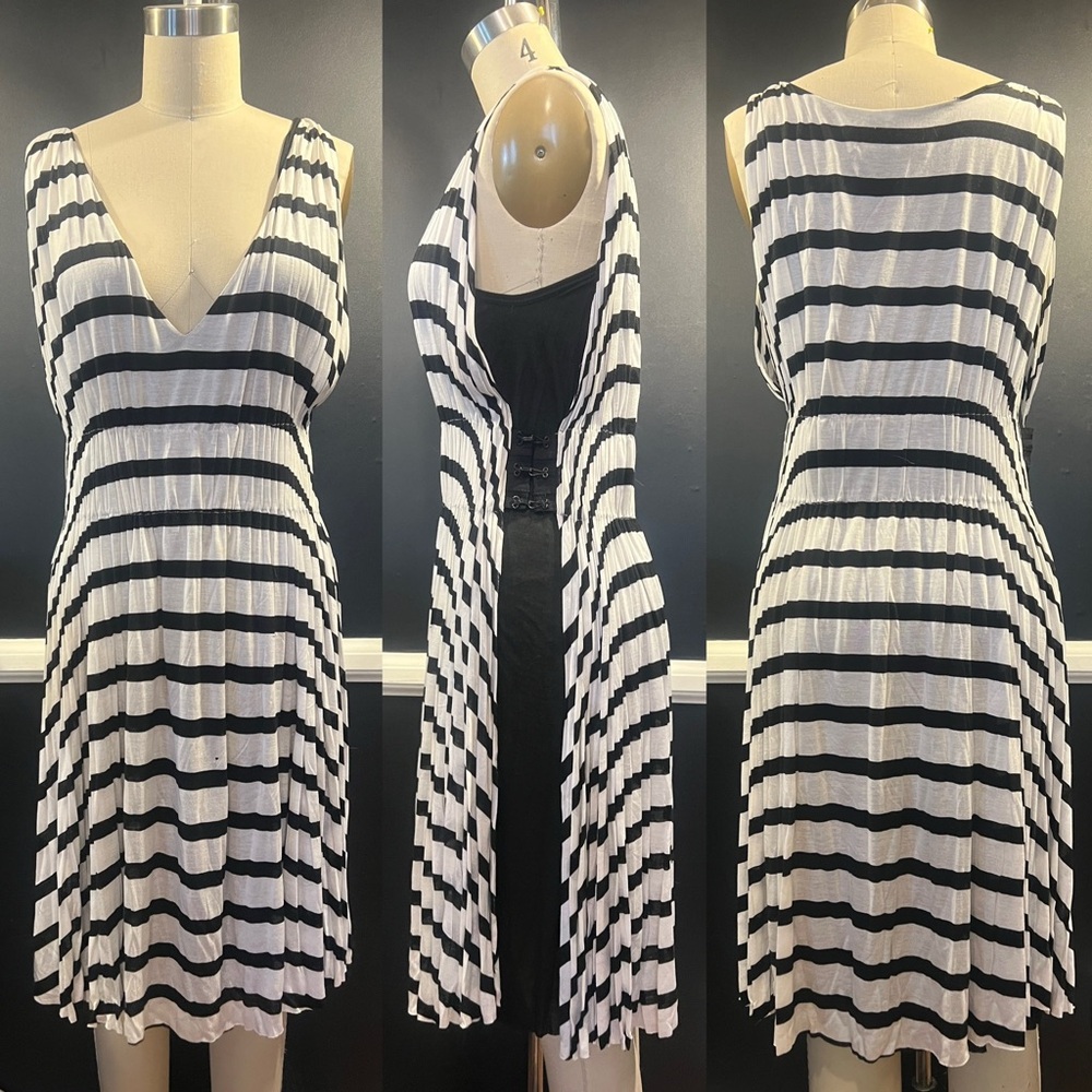 A.L.C. Stripe Jersey double layer Dress